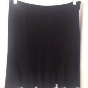 Lafayette 148 NY Skirt, Lined, Black,Sz 12,  PE19